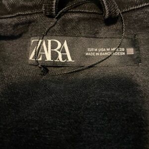 Oversized Zara denim jacket